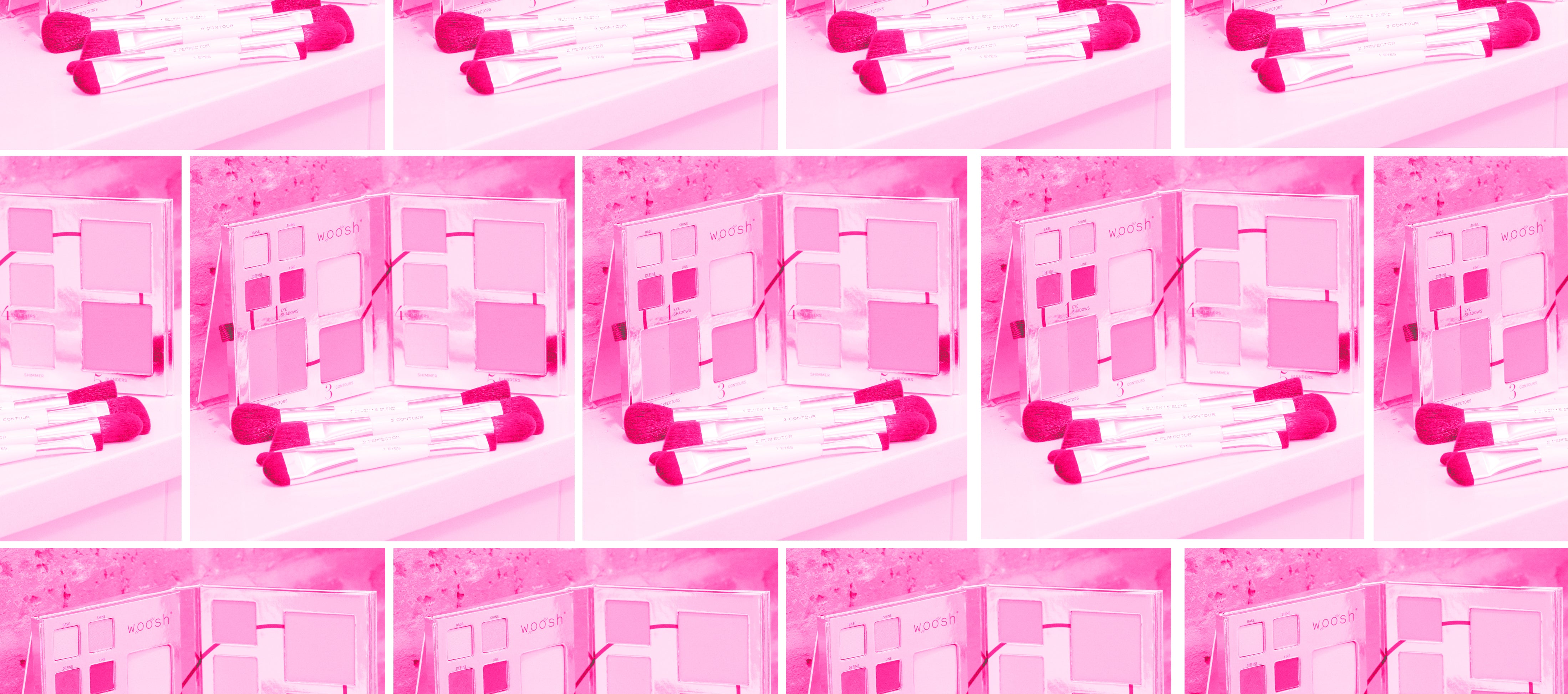 Pink filter of the Fold Out Face Makeup Palette