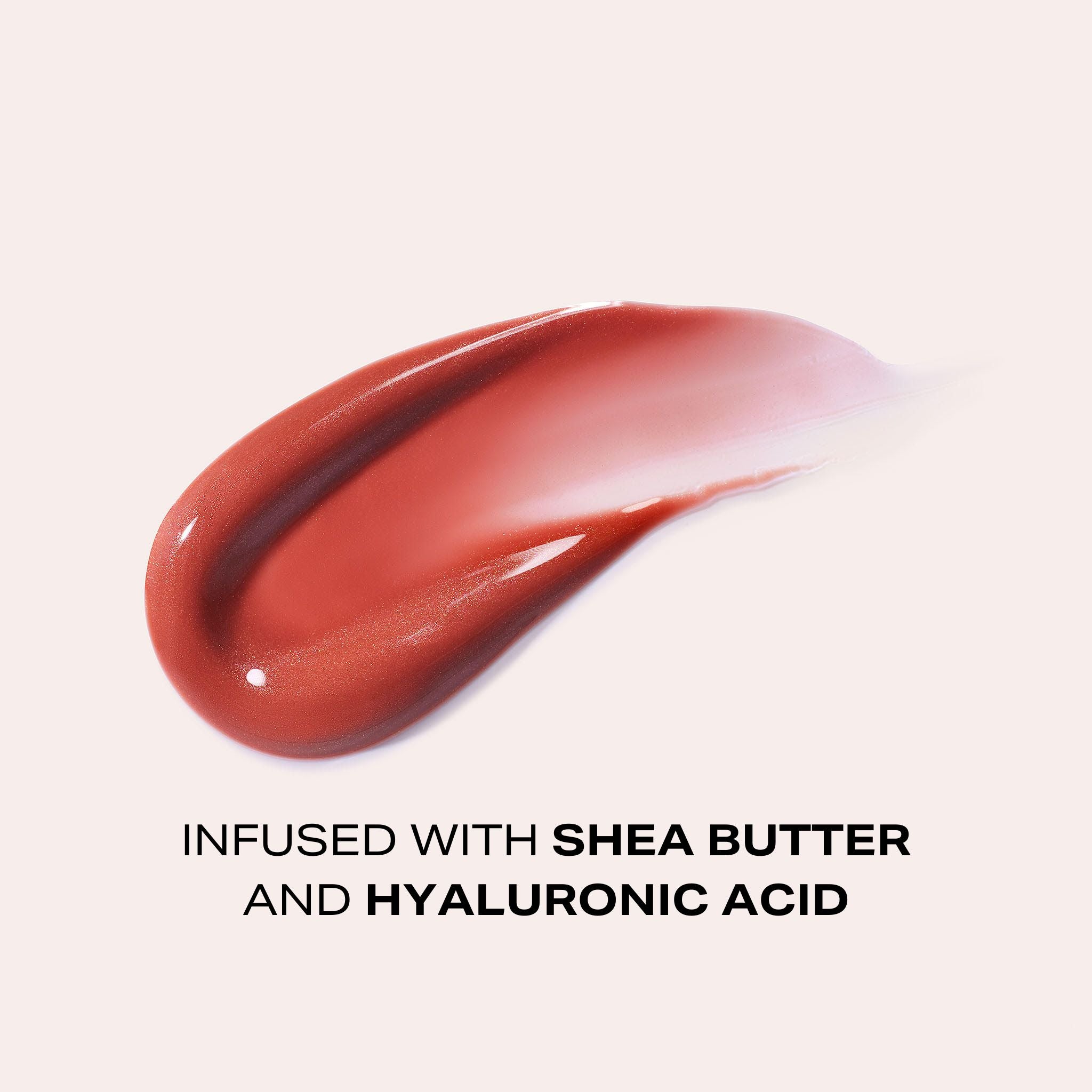 Perfect glob of glow lip gloss, previously known as rich copper. The ideal red brown lip color