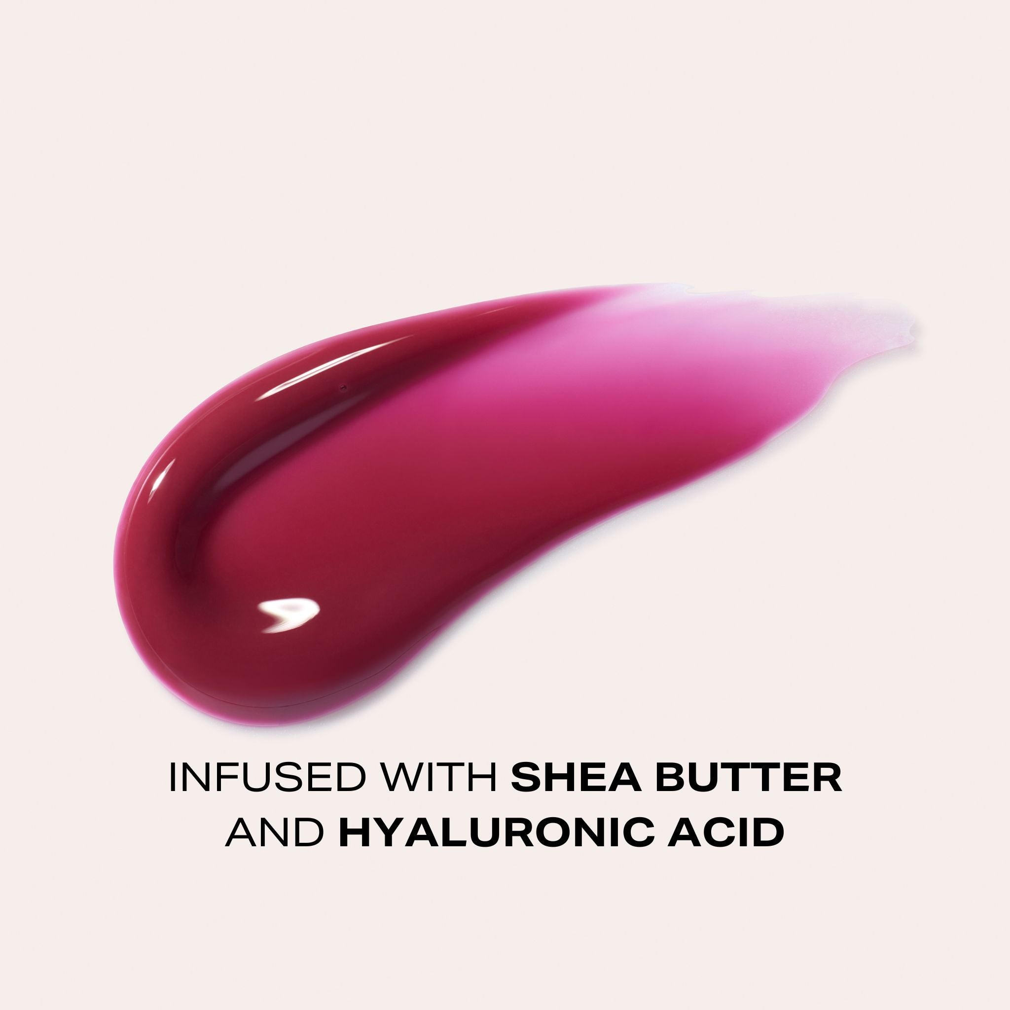 Perfect glob of whisper lip gloss. The ideal berry purple shade