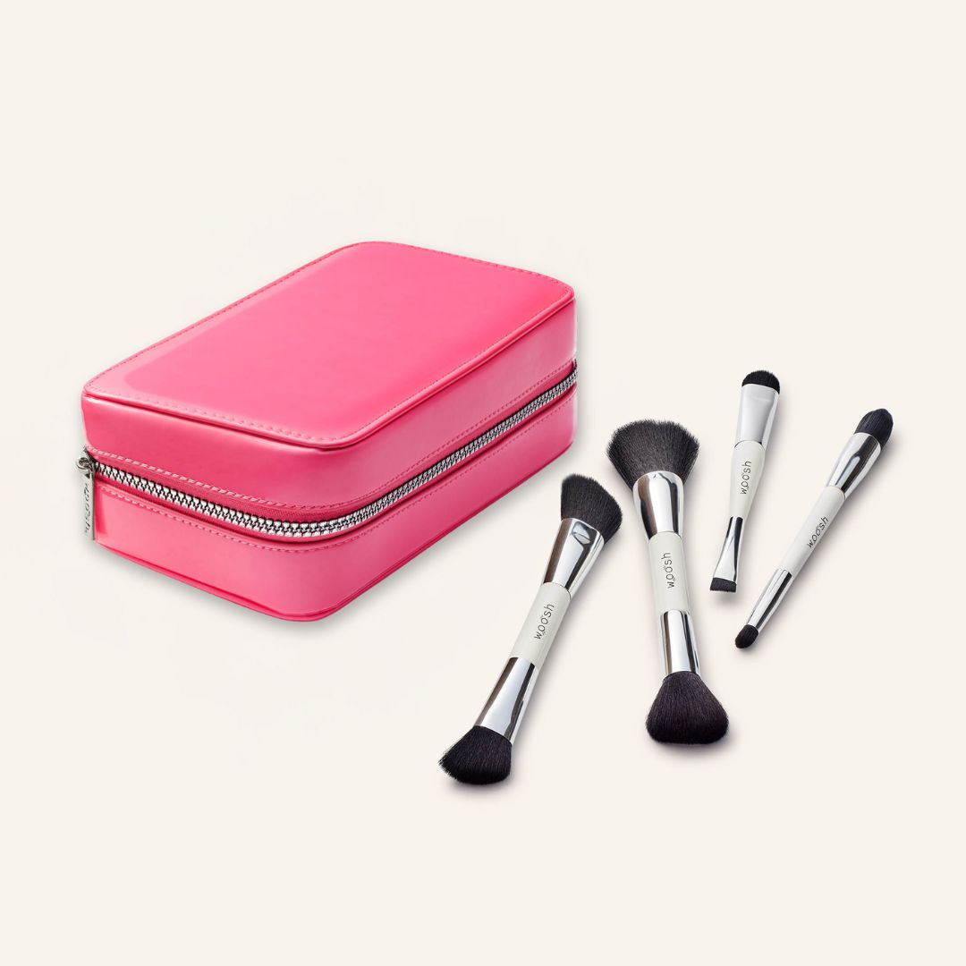 The Fold Out® Case + Essential Brush Set