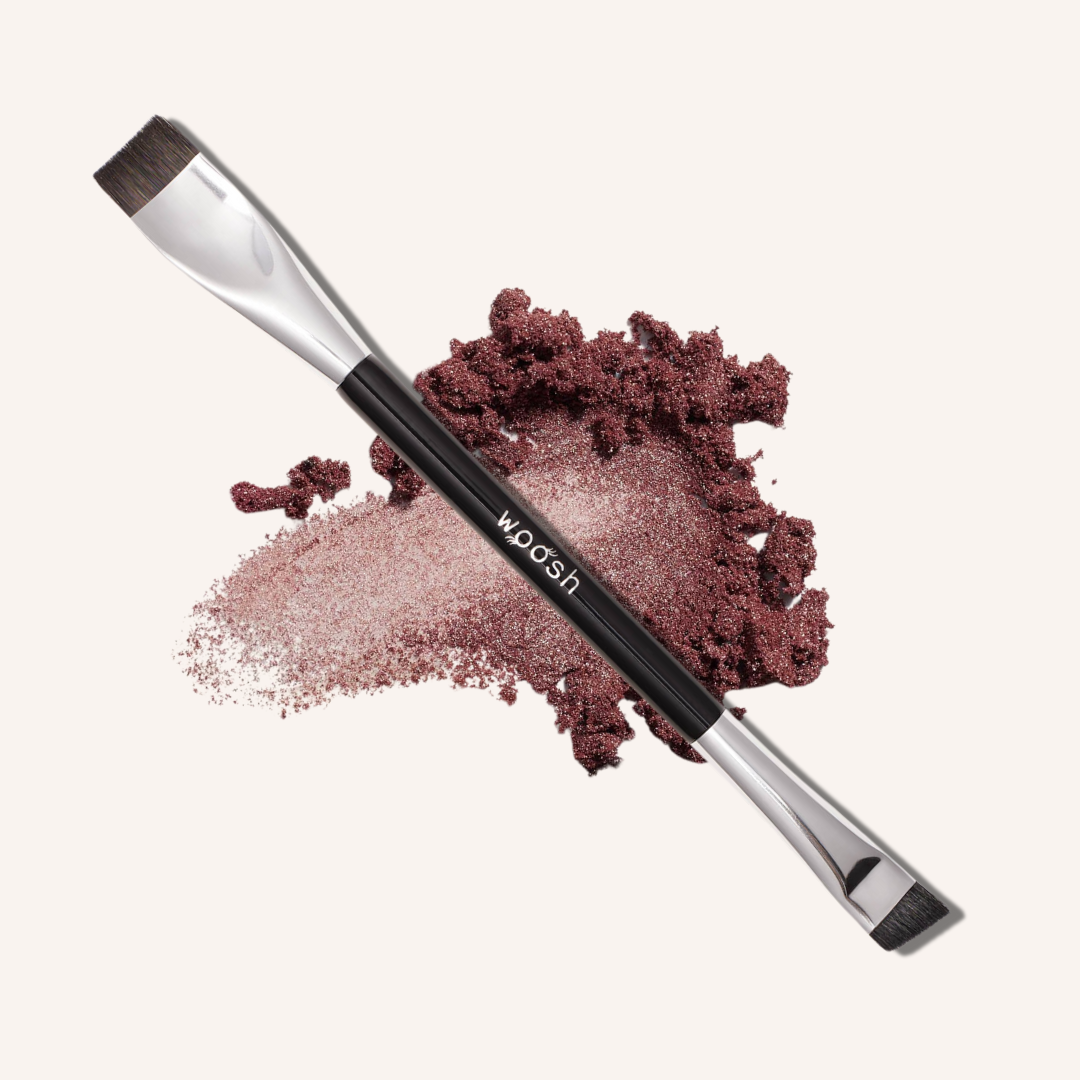 Our curved Arc Brush that stamps perfect eyeliner every time