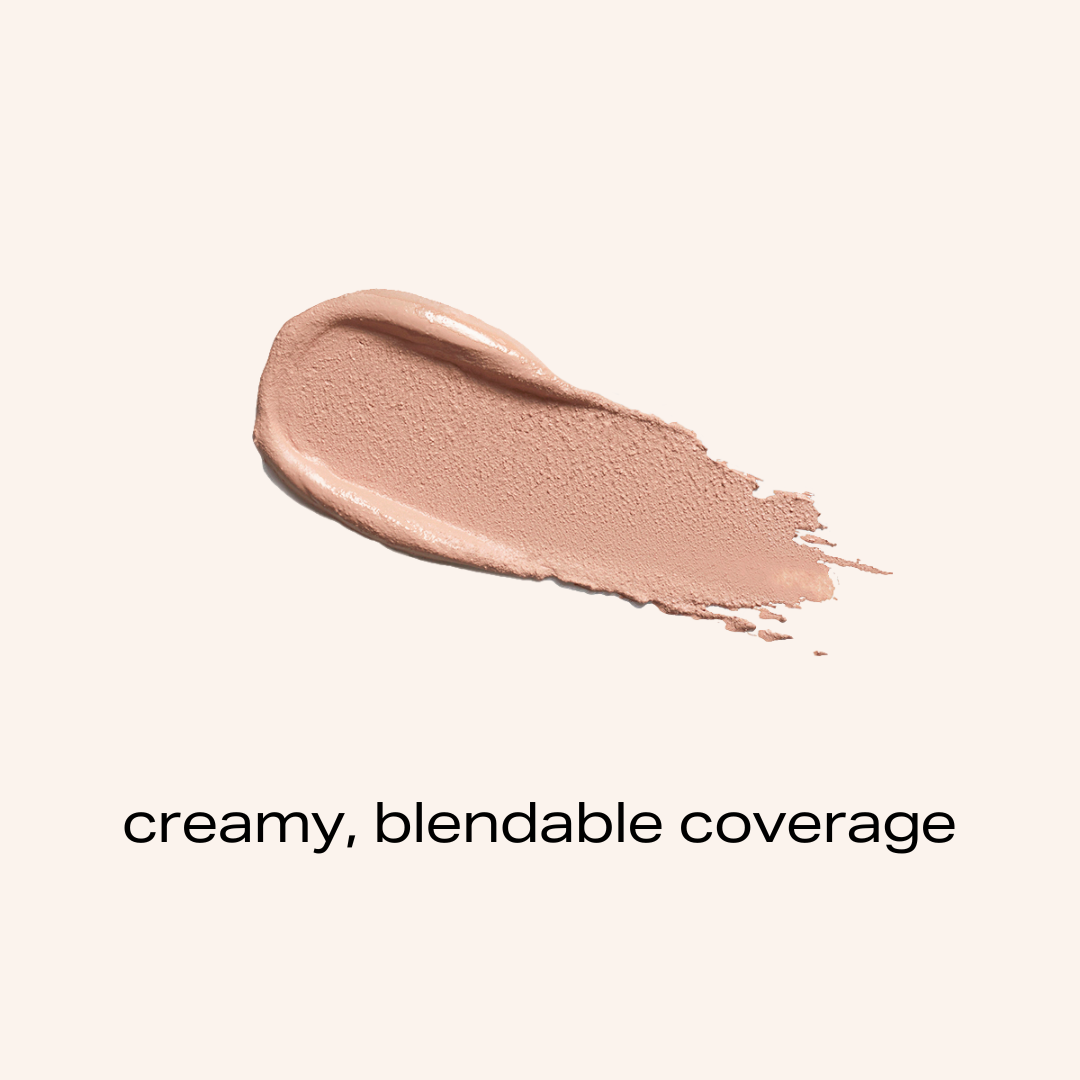 swipe/swatch of our creamy blendable concealer coverage