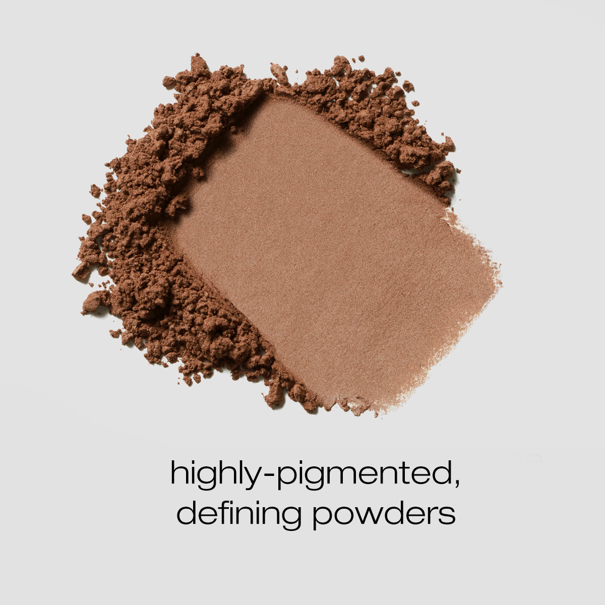Spread of the cinnamon powder and described as highly pigmented and defining