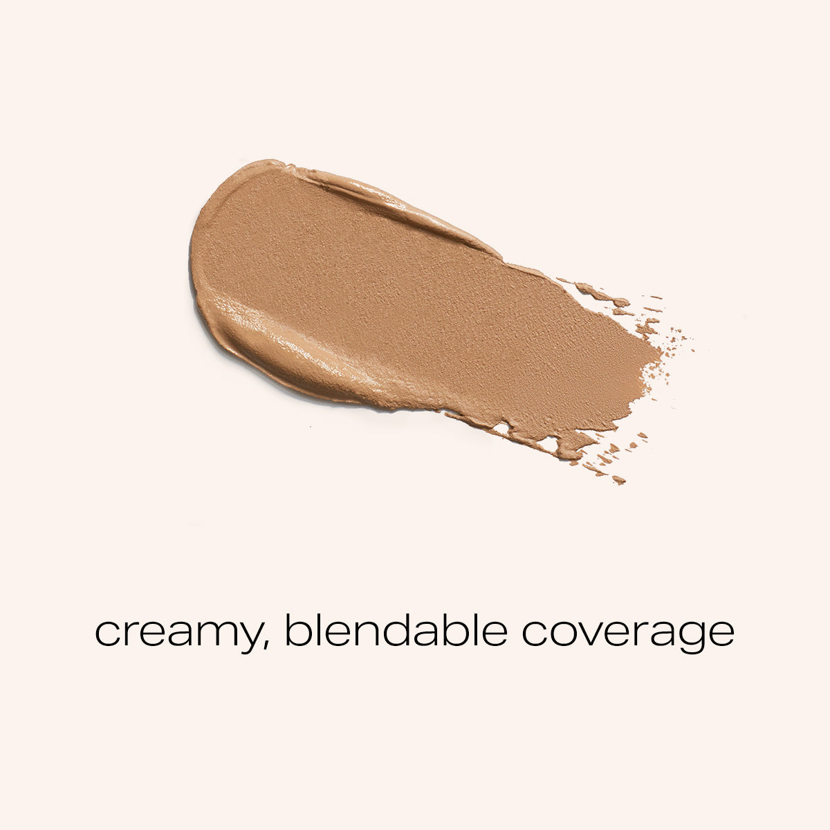 swipe/swatch to show creamy blendable coverage. in shade latte