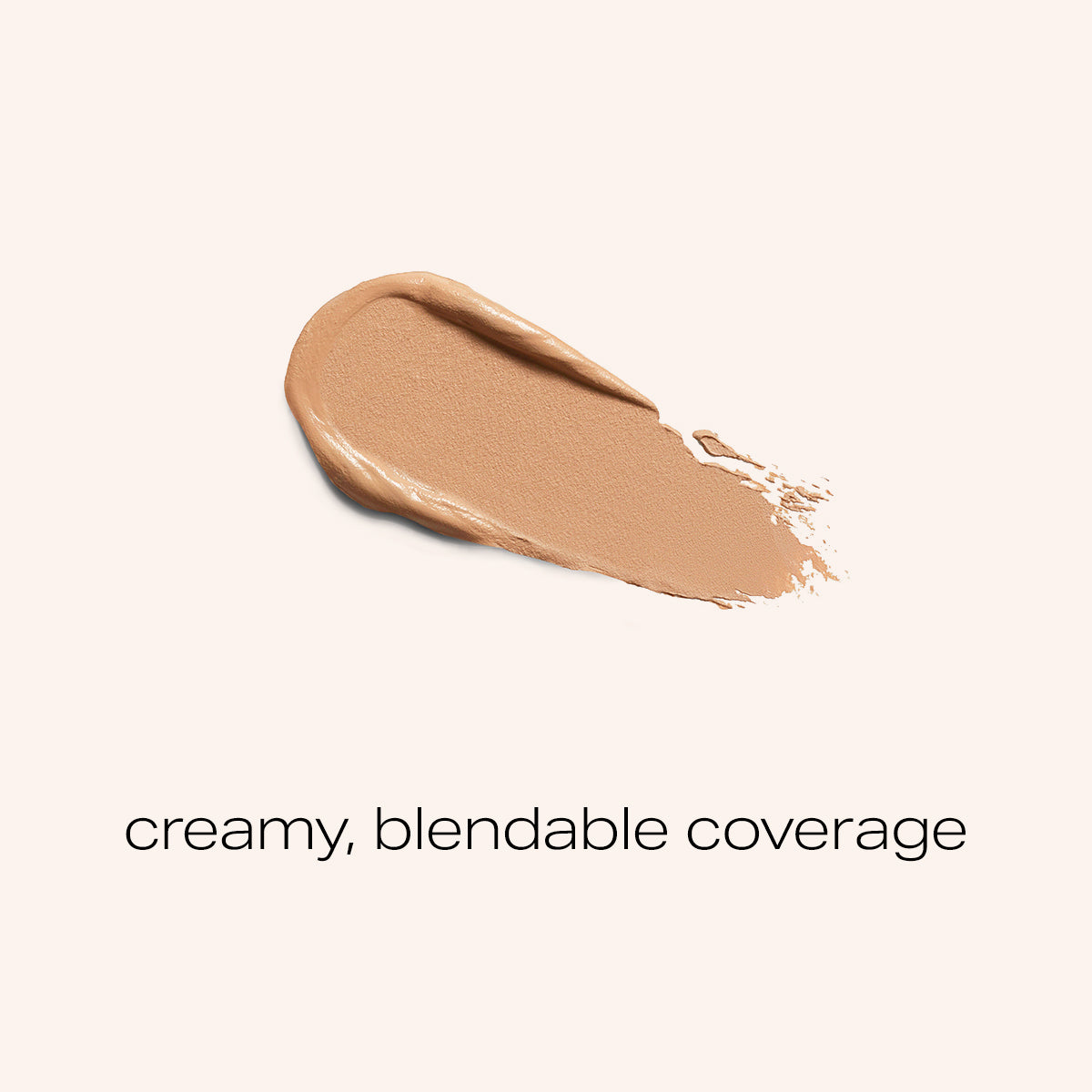 swipe/swatch of creamy blendable coverage in our whiskey concealer