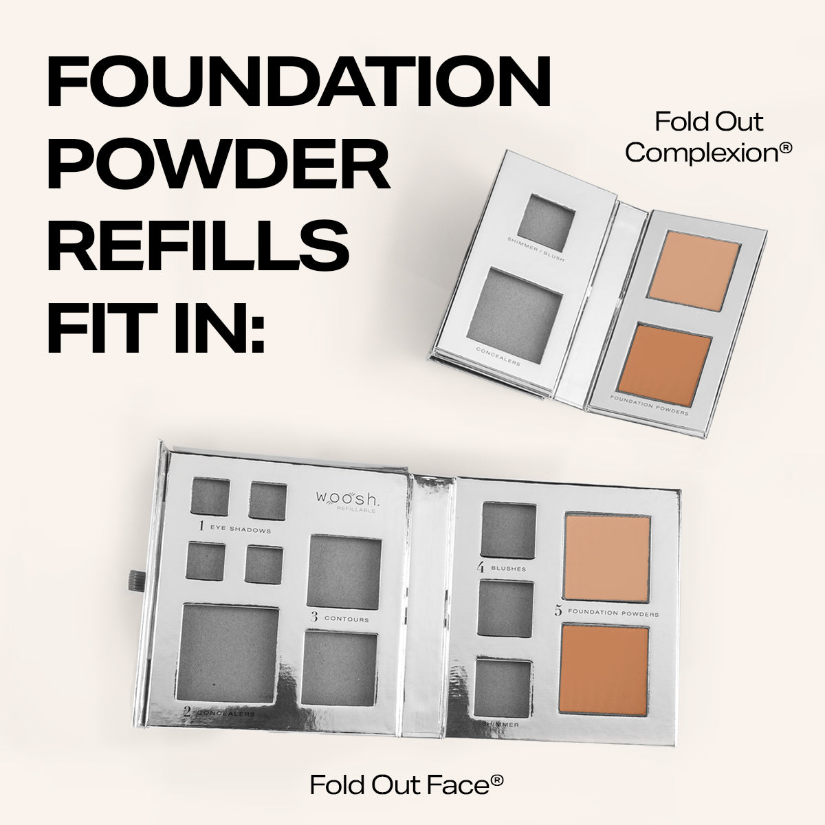 Fold Out® Foundation Powder Refill