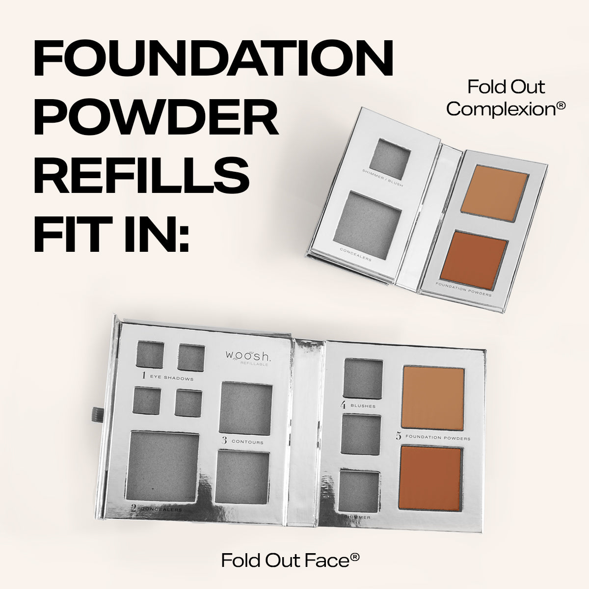 Fold Out® Foundation Powder Refill