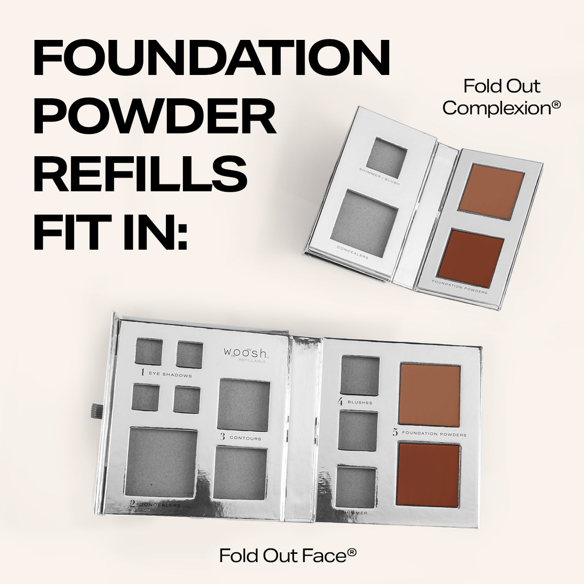 Fold Out® Foundation Powder Refill