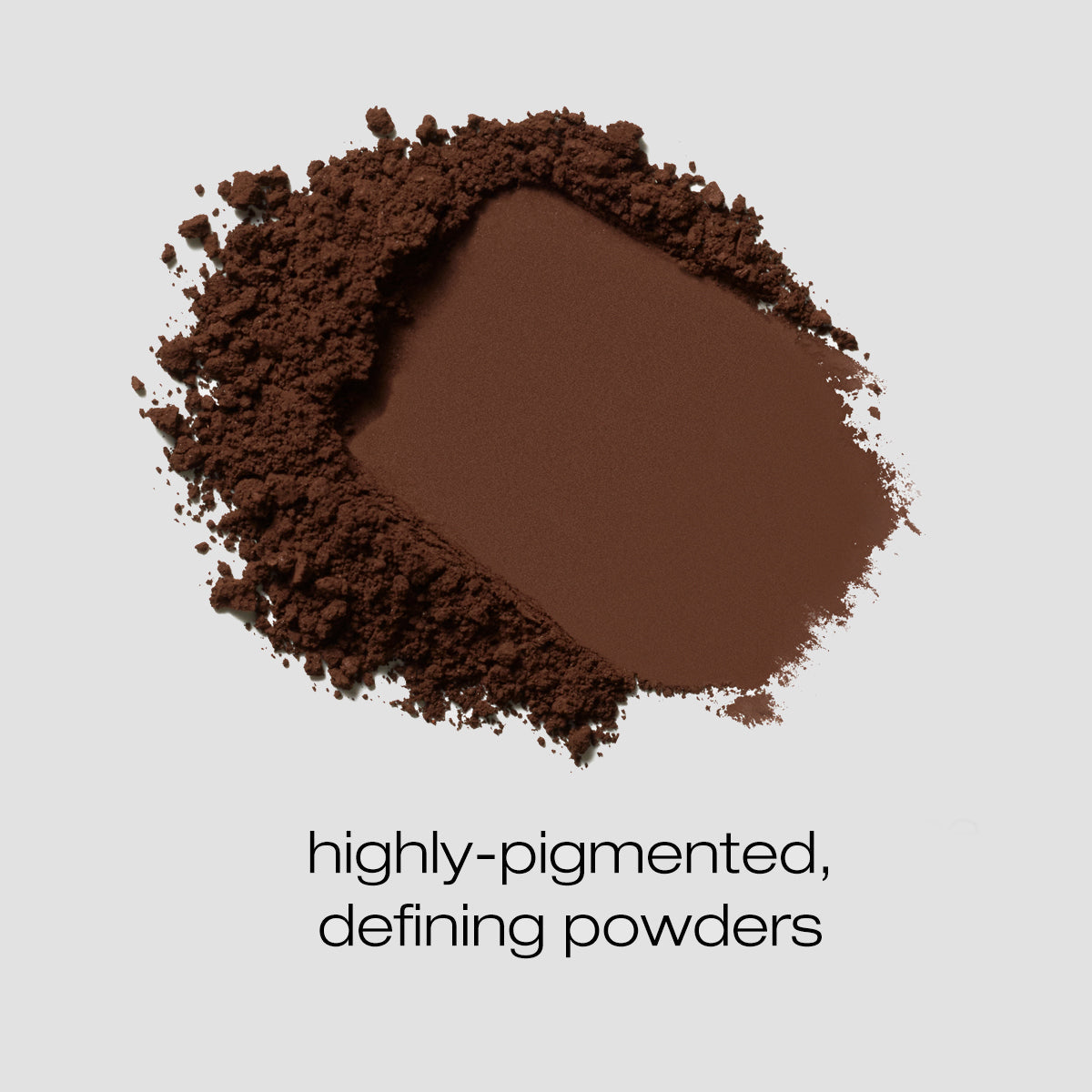 Hot fudge powder spread described as a highly pigmented defining powder