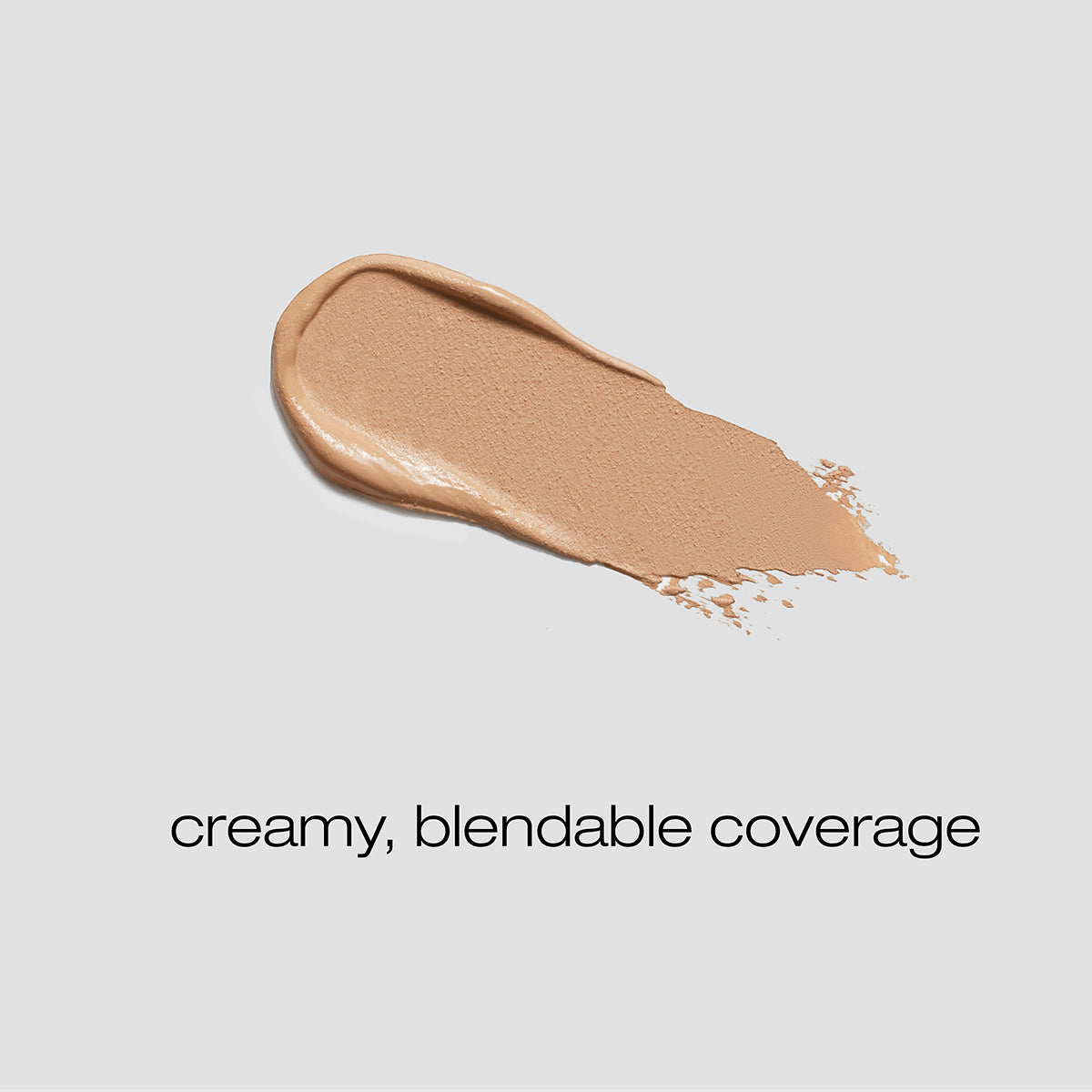 Spread of the Irish Cream concealer with description of creamy, blendable coverage