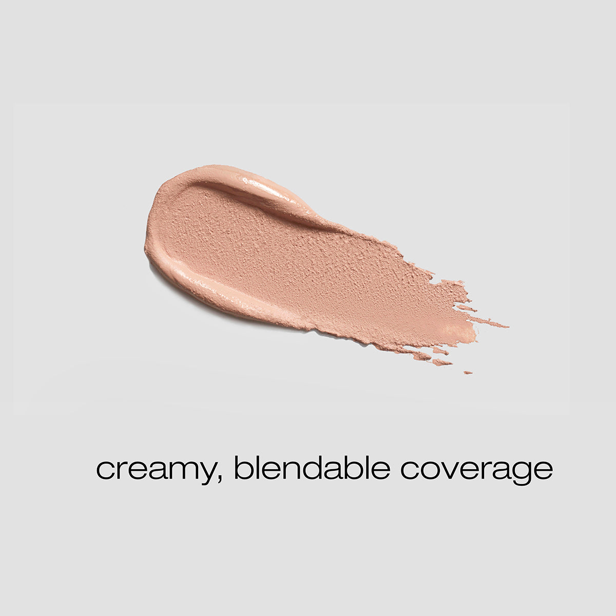 Spread of the Peaches and cream concealer with description of creamy, blendable coverage