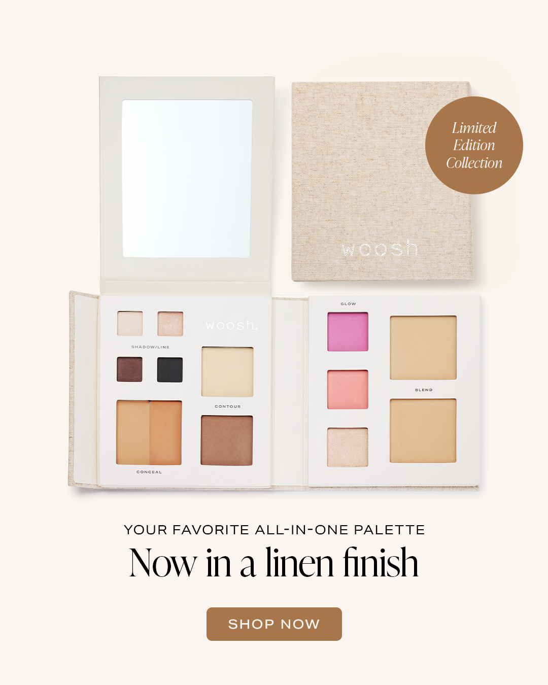 Limited Edition Linen Fold Out Face®