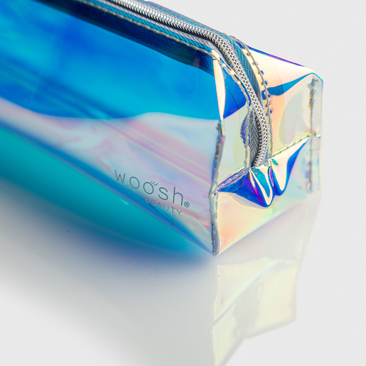 Close up of the Woosh Beauty Prism Makeup pouch holder