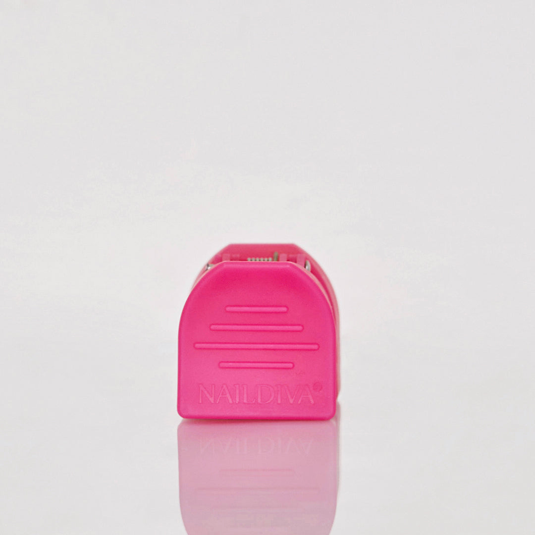 Nail Diva nail polish remover tool in color hot pink
