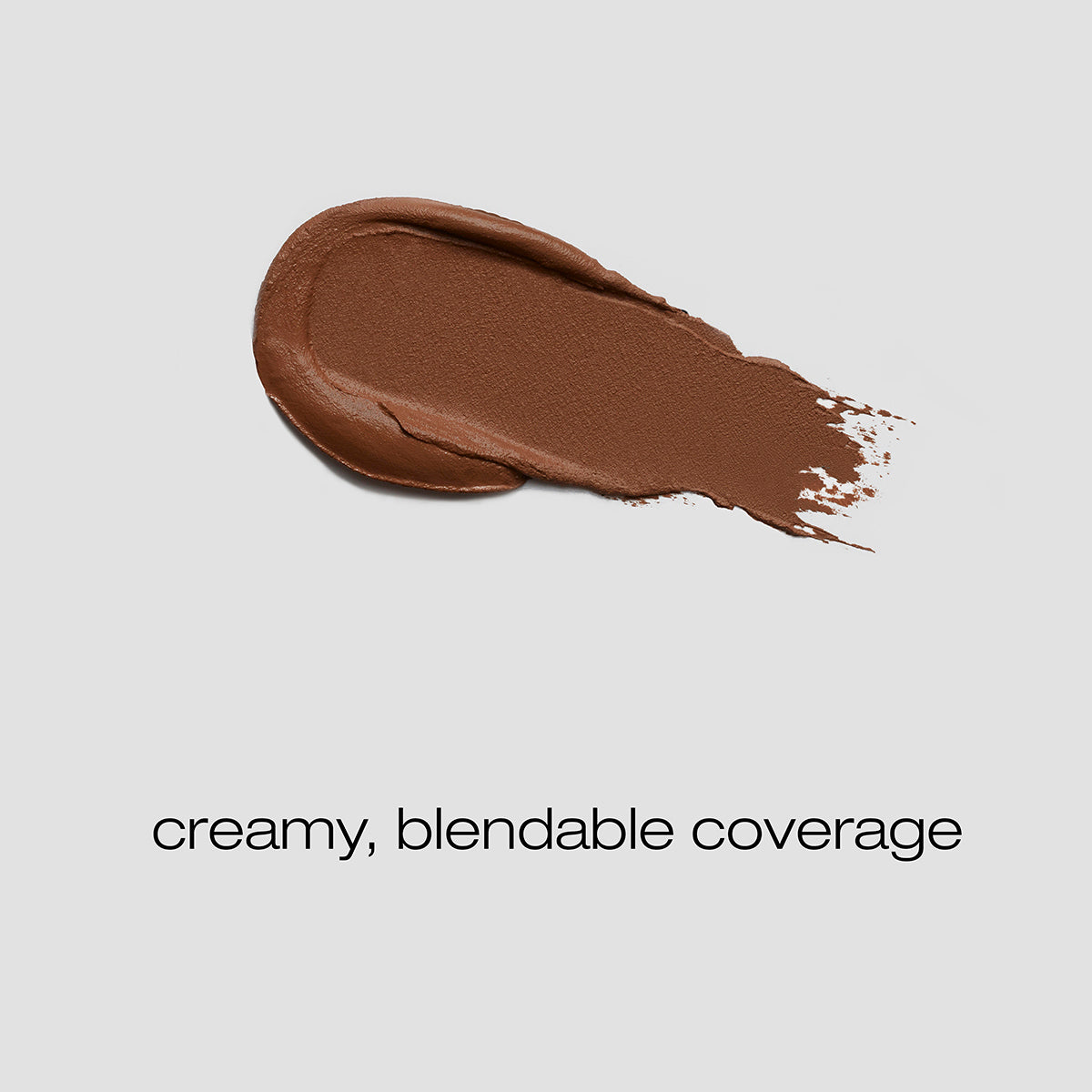 Spread of the Bourbobn concealer with description of creamy, blendable coverage