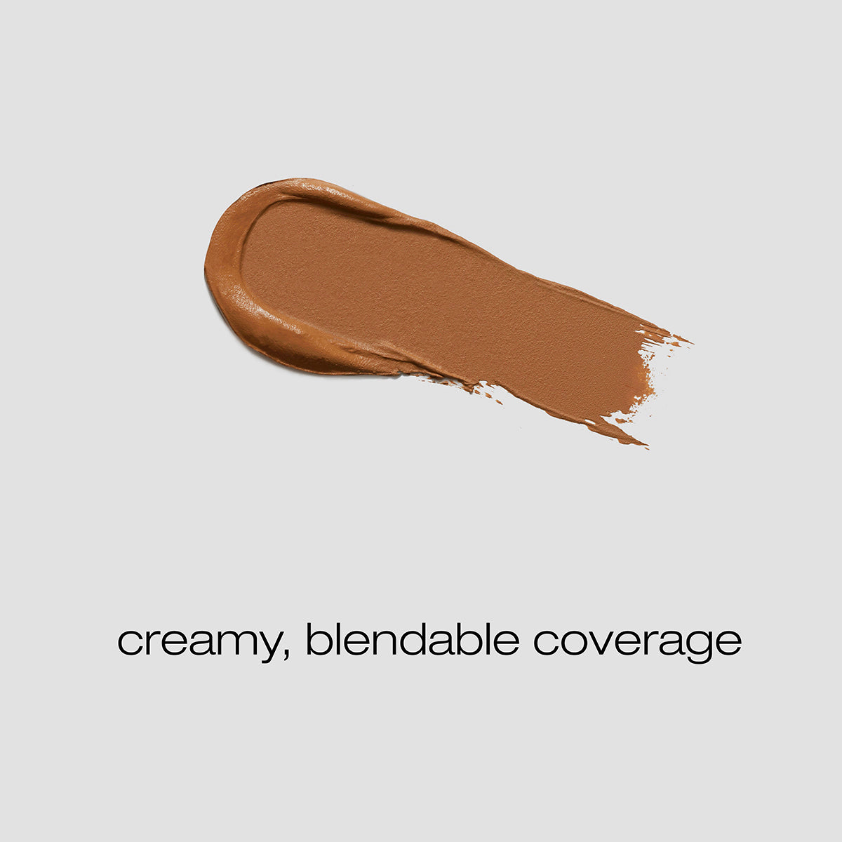 Spread of the Hazelnut concealer with description of creamy, blendable coverage