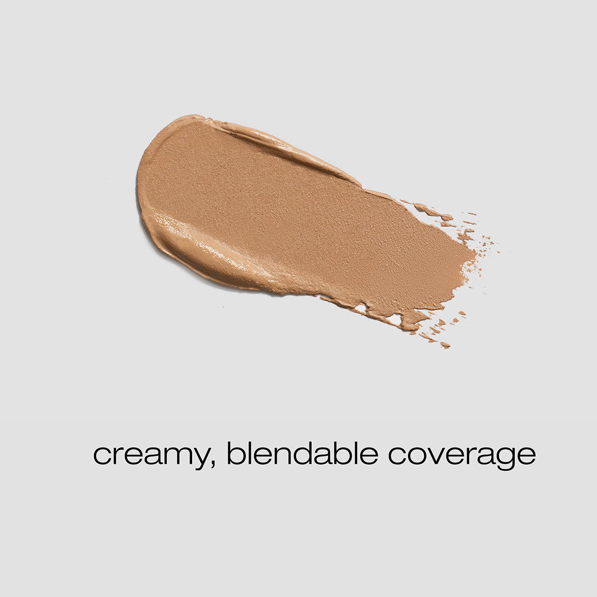 Spread of the latte concealer with description of creamy, blendable coverage