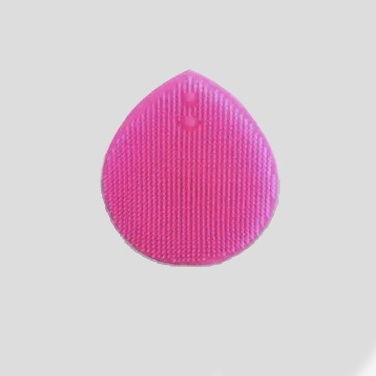 Pink face exfoliator scrubbing brush 