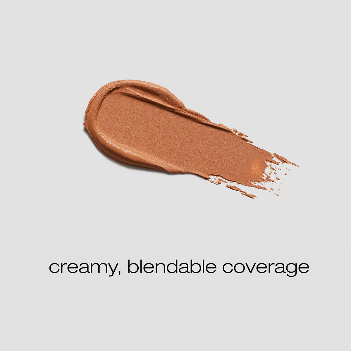 Spread of the Toffee concealer with description of creamy, blendable coverage